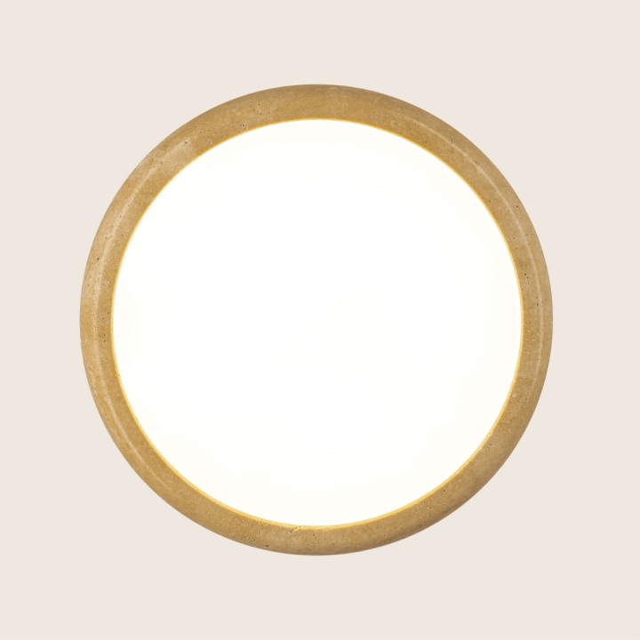 Pendul Travertino LED 3000K - Maro, Natural - Img 4