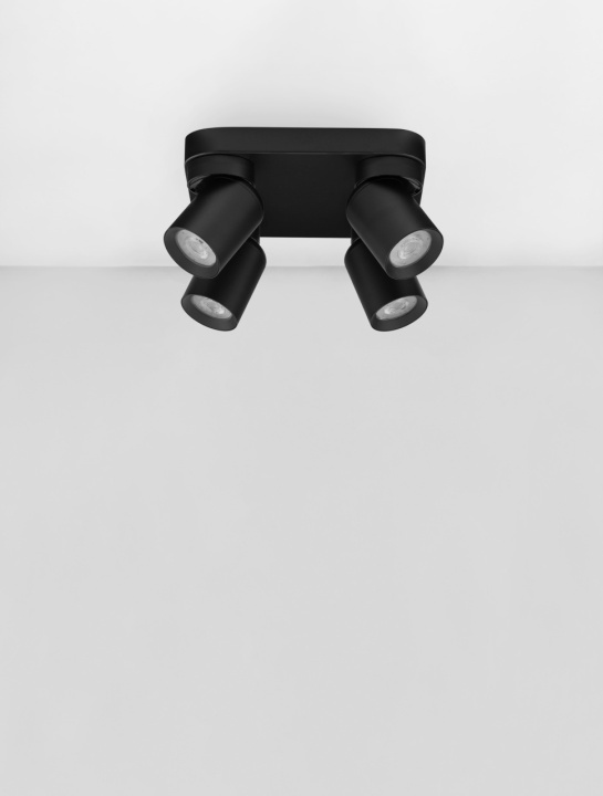 Plafoniera Amecy Negru 22 x 22 x 12,5 cm - Img 3