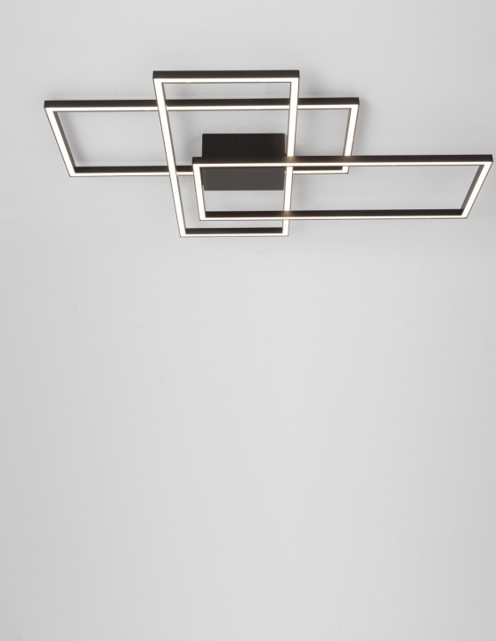 Plafoniera Bilbao Negru 90 x 67 x 9 cm - Img 4