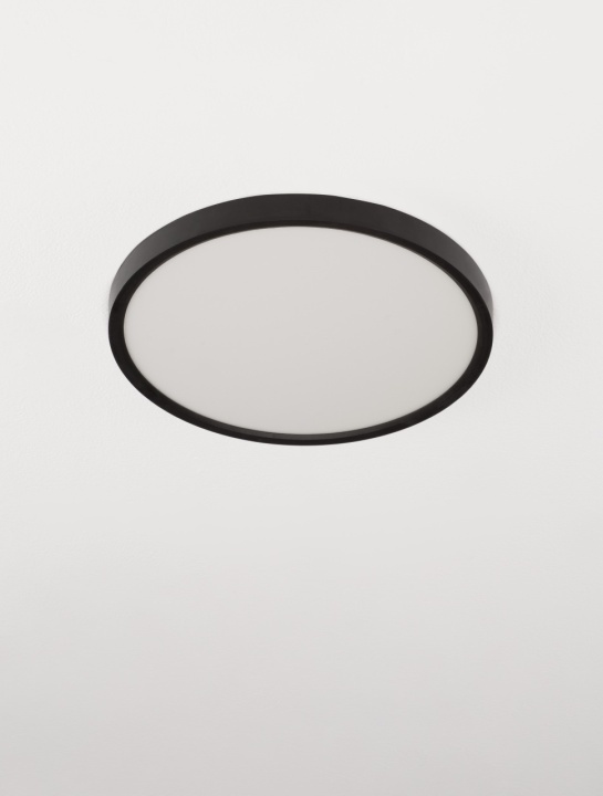 Plafoniera Dixie Negru Ø30 x H 2,5 cm - Img 3
