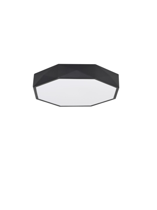 Plafoniera Eben Negru Ø40 x H 6 cm - Img 2