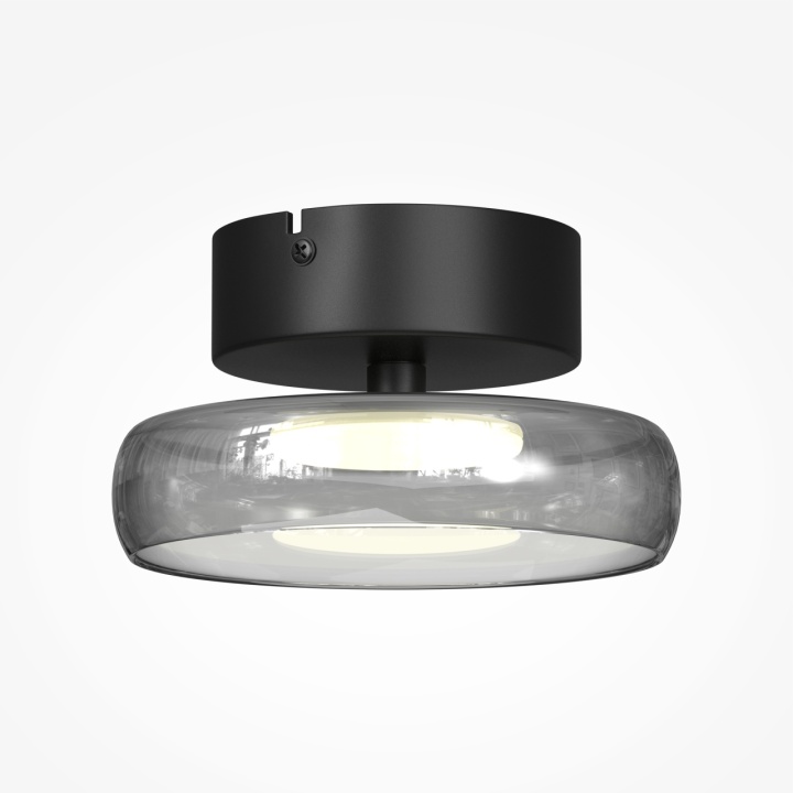 Plafonieră Float Ø 20 cm 3000K - Negru - Img 2