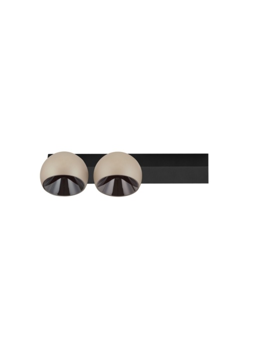 Plafoniera Lusa Auriu sampanie / Negru 36 x 10 x 14 cm - Img 2