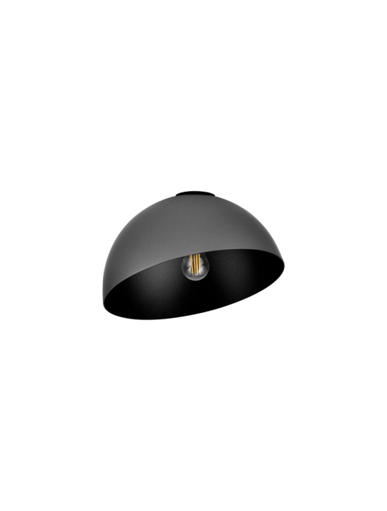 Plafoniera Onia Gri / Negru Ø30 x H 19 cm - Img 2