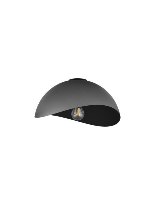 Plafoniera Opsi Gri / Negru Ø30 x H 15 cm - Img 2