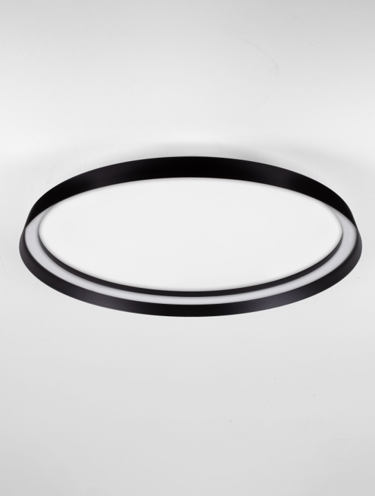 Plafoniera Ormi Negru Ø60 x H 7 cm - Img 3