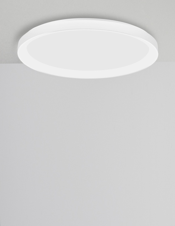 Plafoniera Pertino Alb Ø58 x H 6 cm - Img 3