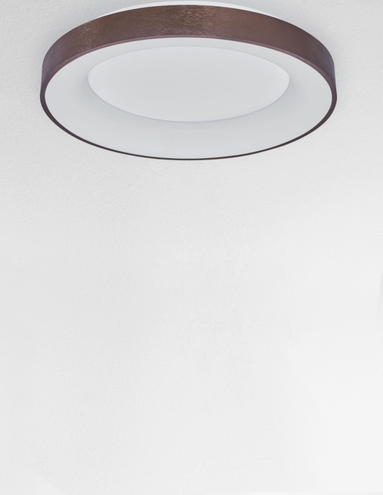 Plafoniera Rando Thin Brushed Coffee Ø60 x H 9 cm - Img 3