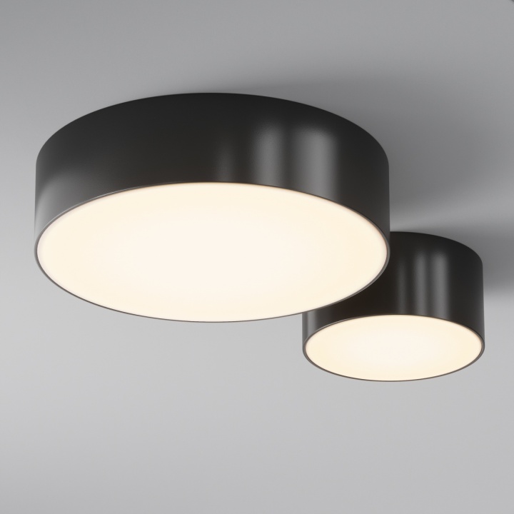 Plafonieră Zon IP Ø 12 cm 3000K - Negru - Img 3