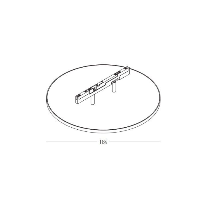 Proiector BACKLIGHT LED pentru sina magnetica 5mm Minima - 8W, 3000K, Negru mat - Img 4