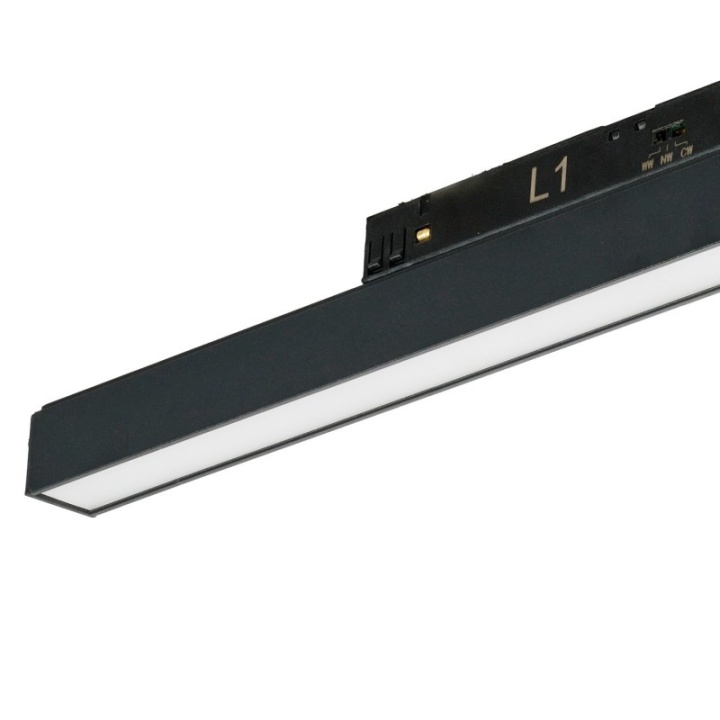 Proiector pe sina magnetica Alfa Saga 36W 2LINE CCT SWITCH DIM - Negru - Img 2