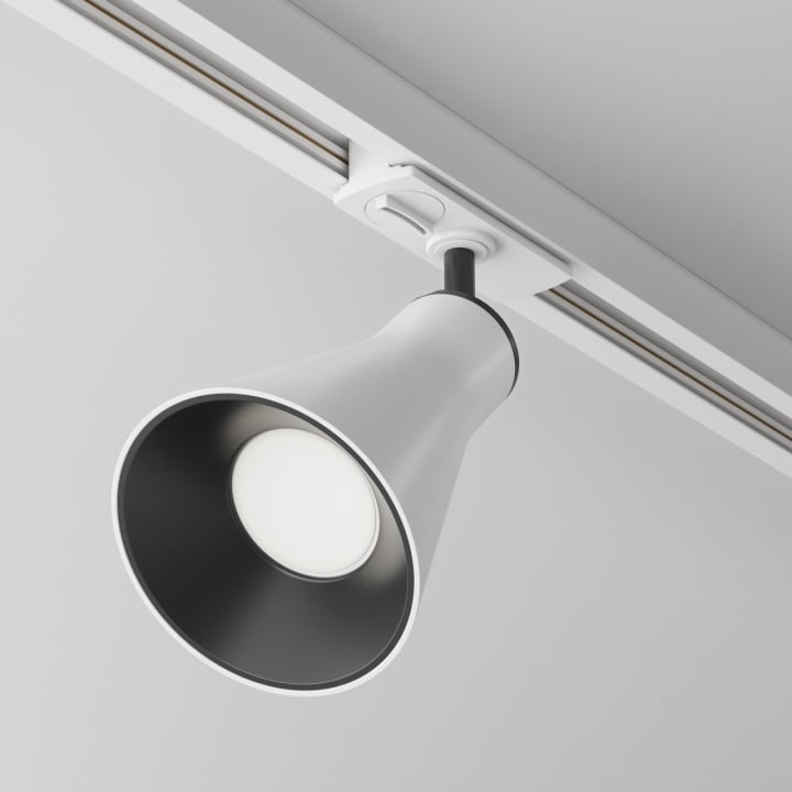 Proiector pentru sina Sine cu proiectoare Unity - 11 cm, Alb, GU10 - Img 2