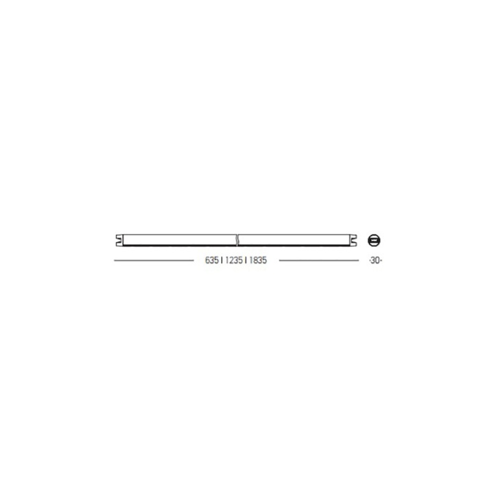 Proiector POINTS 635mm Sistem magnetic Frame - 11W, 3000K, Negru - Img 2