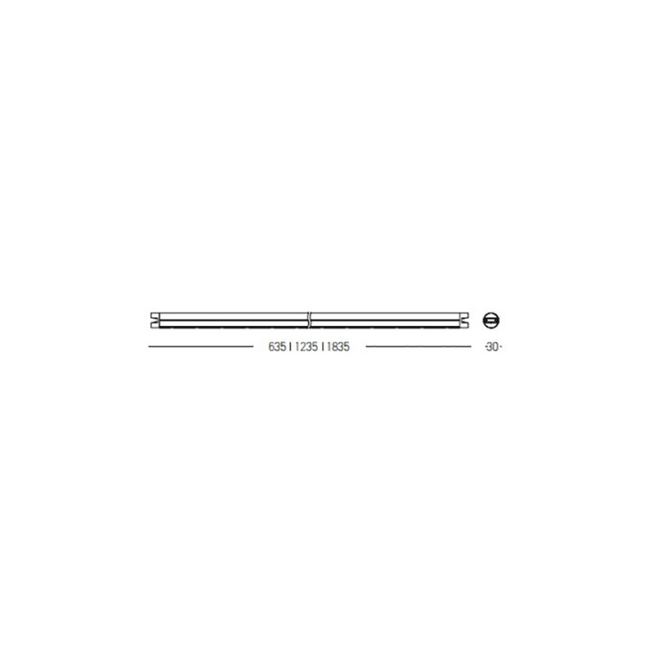 Proiector POINTS 635mm Sistem magnetic Frame - 24W, 3000K, Negru - Img 3
