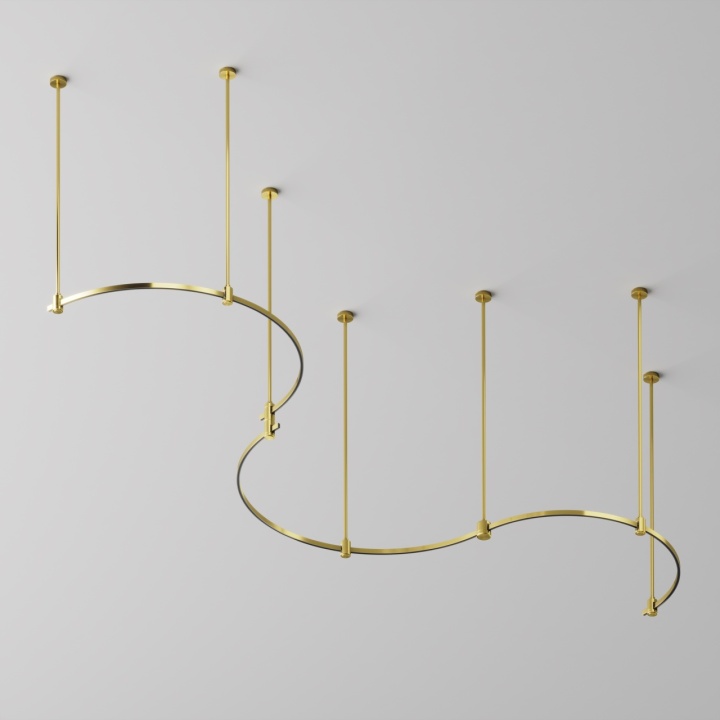 Sina curba 65cm Sistem Flarity - Auriu - Img 3