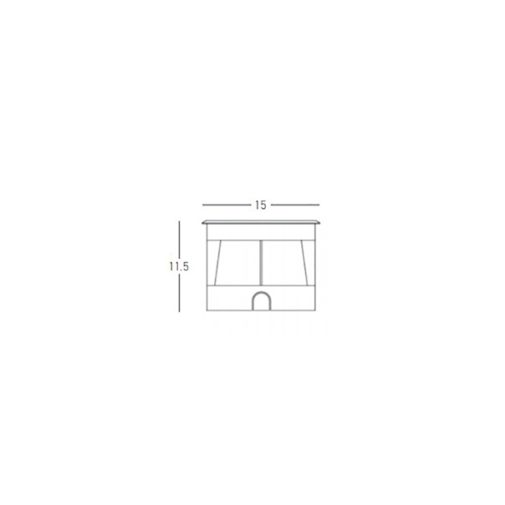 Spot exterior încastrat Nesso 3000K - Stainless Steel - Img 3