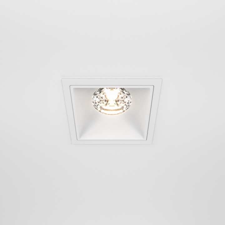 Spot incastrat Alfa - L 8.5 x l 8.5 cm, 3000K, Alb - Img 2