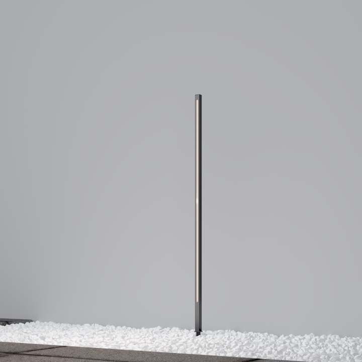 Stalp Pole L 2.5 x l 2.5 cm 3000K - Gri - Img 3
