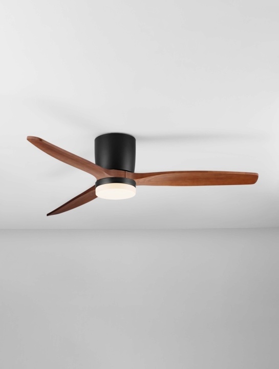 Ventilator Aloa Negru / Lemn Ø132 x H 27,5 cm - Img 4