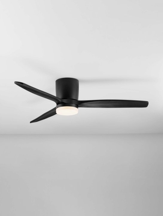 Ventilator Aloa Negru / Negru / Lemn Ø133 x H 27,6 cm - Img 4