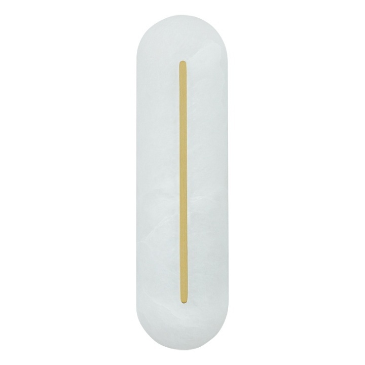 Aplică Alabaster LED 3000K - Alamă, Natural - Img 2