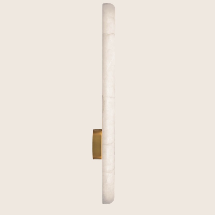 Aplică Alabaster LED 3000K - Alamă, Natural - Img 3