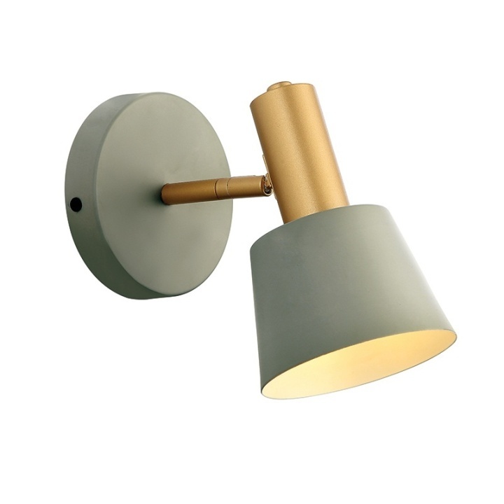 Aplică Andora 1xE14 - Gri, Gold Matt - Img 2