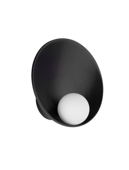 Aplica Minim Negru / Opal Ø23 x 12 cm - Img 2