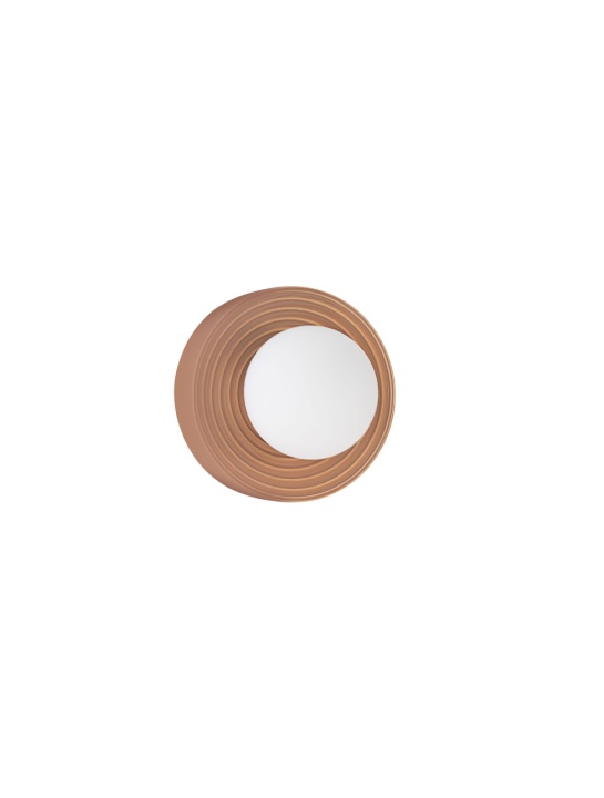 Aplica Orbique Caramel / Opal Ø16 x 12,5 cm - Img 5