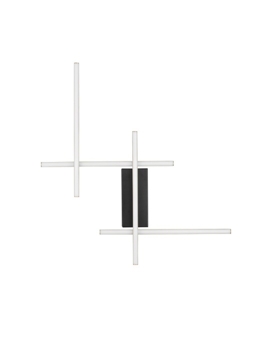 Aplica perete decorativa Apecho Negru / Auriu 59 x 6,5 x 62 cm - Img 2