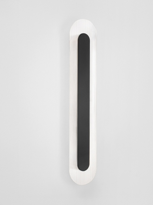 Aplica perete decorativa Vetrio Negru / Transparent 14 x 6,5 x 70 cm - Img 3