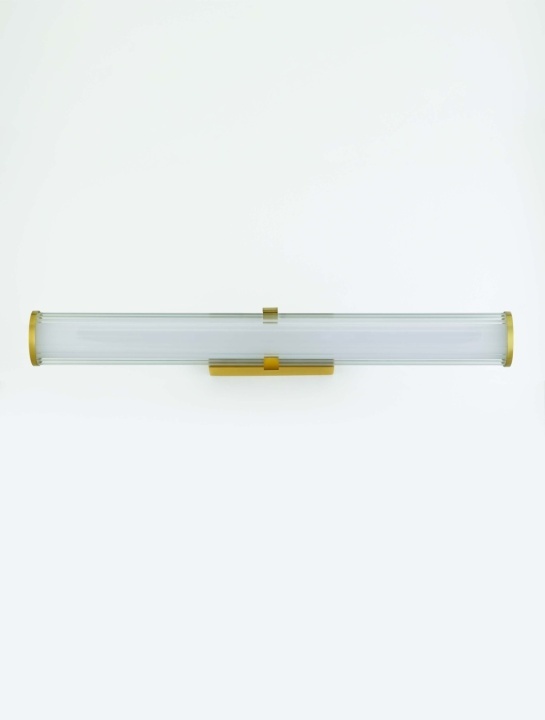 Aplica perete pentru baie Hedula Auriu / Transparent 63 x 8,2 x 12 cm - Img 3