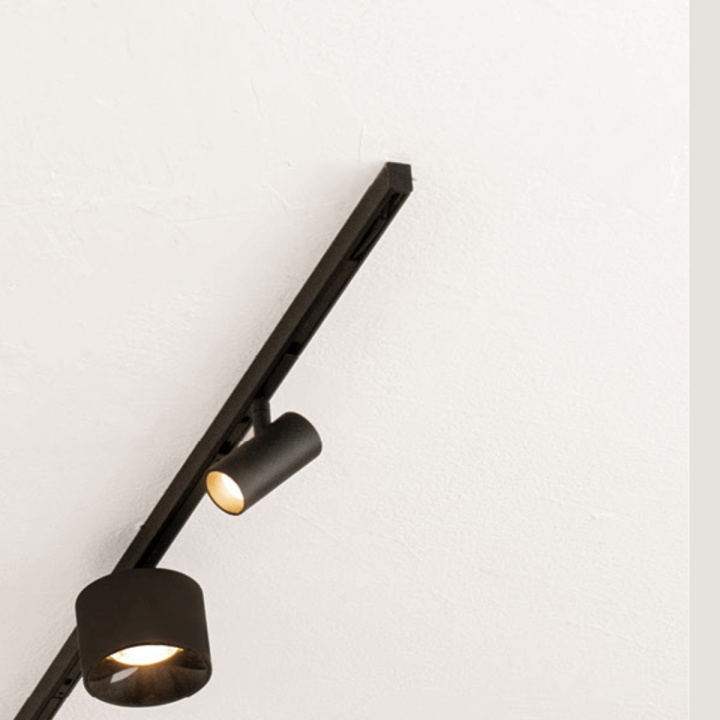 Capac de capat pentru sina magnetica 6mm Ultra Slim Momentum - 6mm, Negru - Img 2