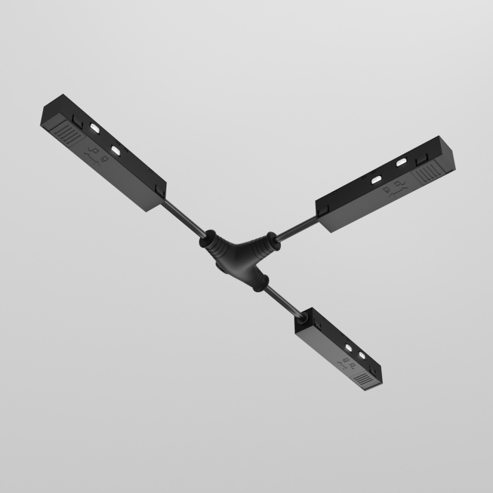 Conector electric tip T Sina magnetica Exility - Negru - Img 2