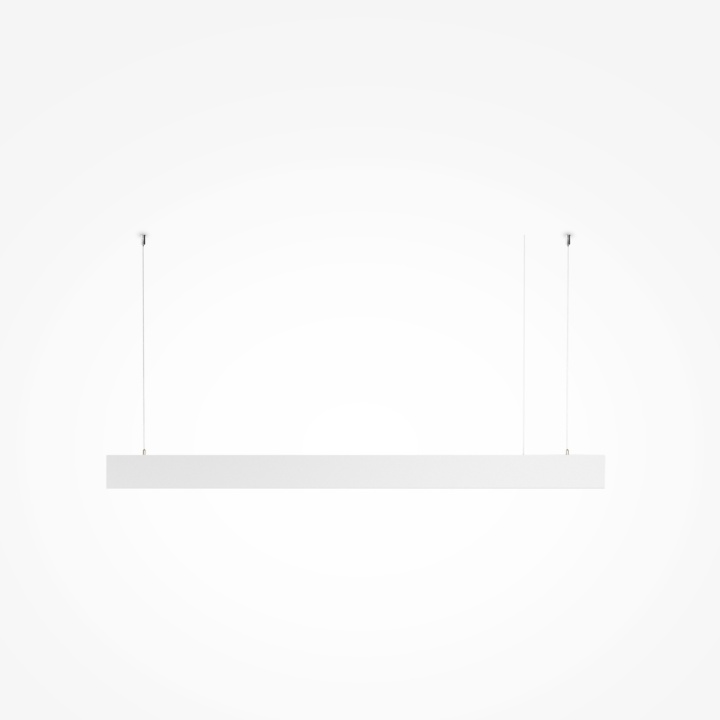 Corp de iluminat suspendat Basis L 112.5 x l 3.3 cm - Alb - Img 2