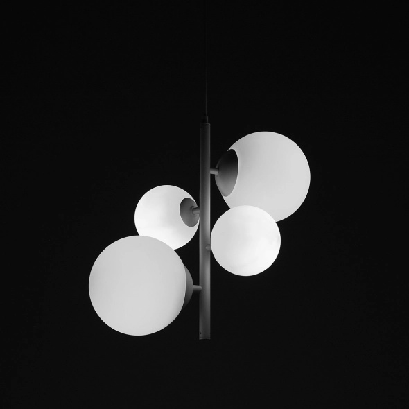 Corp de iluminat suspendat Bloom 46 cm 2xE14 / E27 - Alb - Img 2