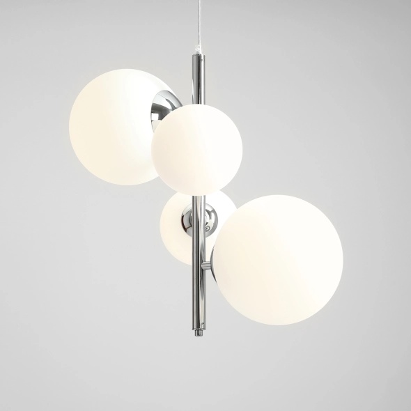 Corp de iluminat suspendat Bloom 46 cm 2xE14 / E27 - Crom - Img 3