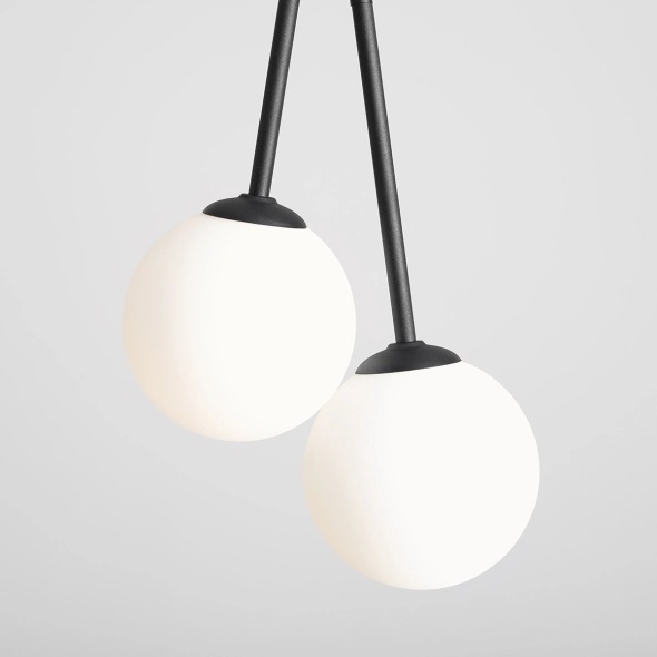 Corp de iluminat suspendat Bosso 100 cm 4xE14 - Negru - Img 4