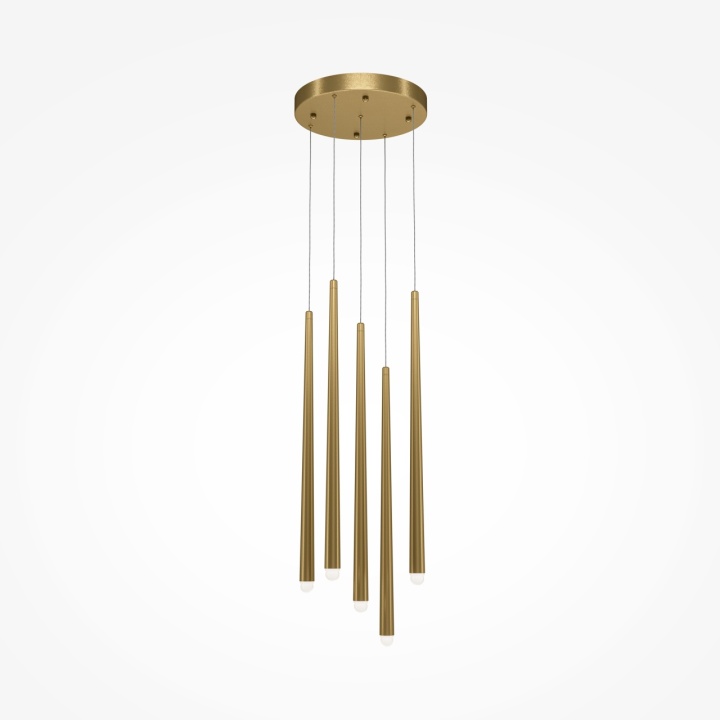 Corp de iluminat suspendat Cascade L 110 x l 3.5 cm 4000K - Auriu - Img 2