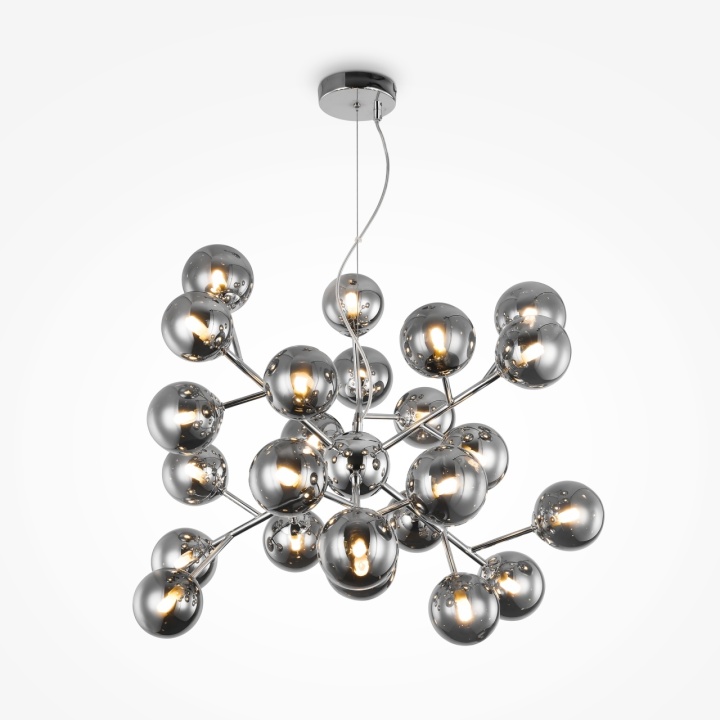 Corp de iluminat suspendat Dallas Ø 65 cm G9 - Crom - Img 2
