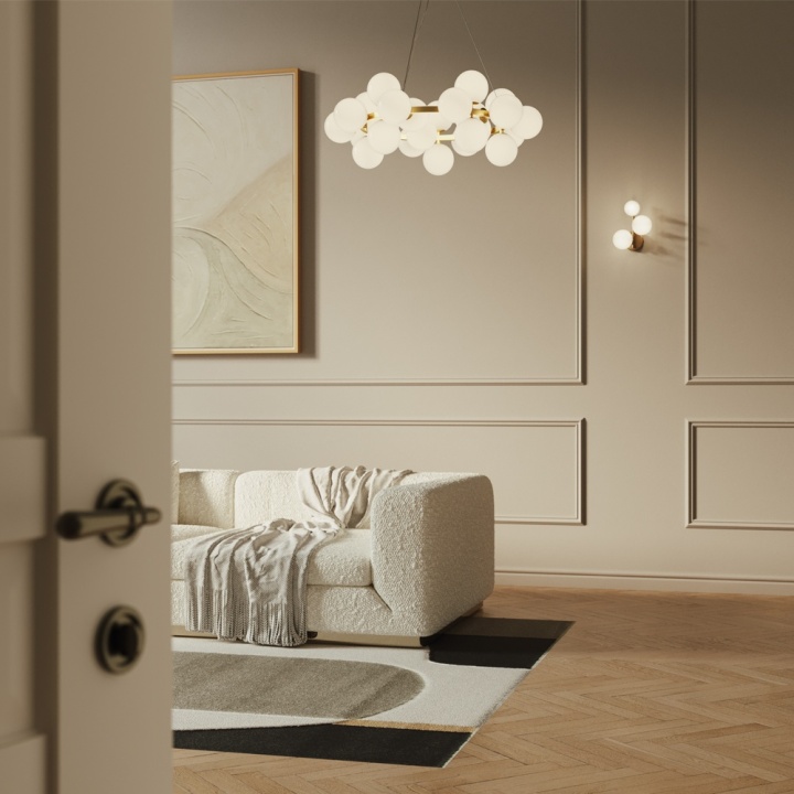 Corp de iluminat suspendat Dallas Ø 69 cm G9 - Auriu - Img 2