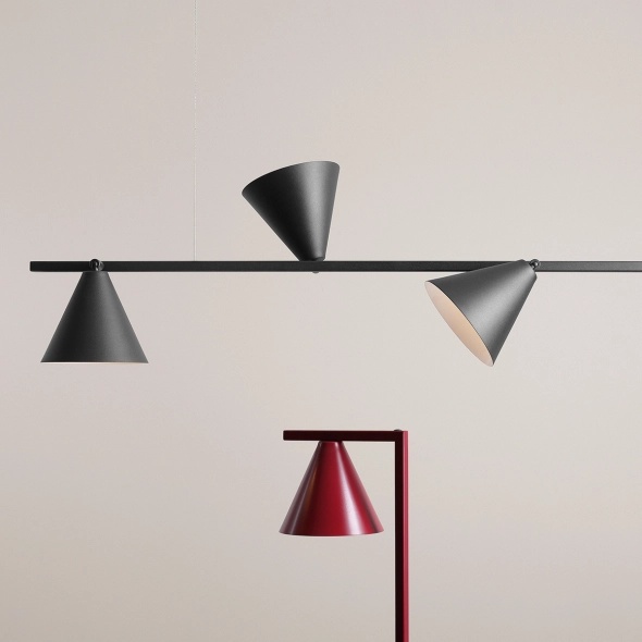 Corp de iluminat suspendat Form 120 cm 4xE27 - Negru - Img 2