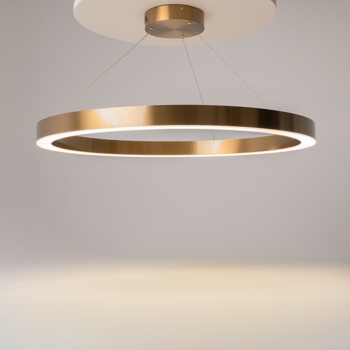 Corp de iluminat suspendat Saturno Ø 80 cm 3500K - Auriu - Img 2