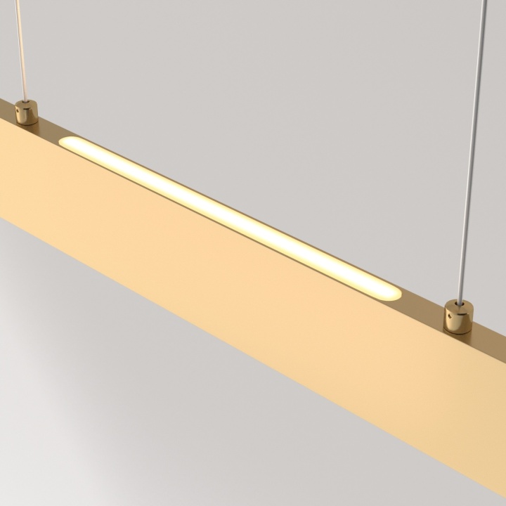 Corp de iluminat suspendat Step L 91 x l 4 cm 3000K - Auriu - Img 3