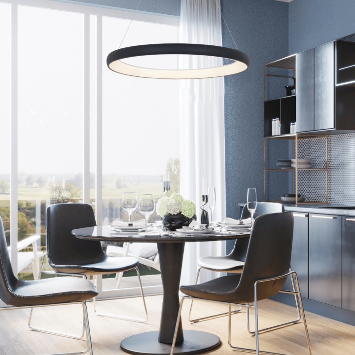 Corp de iluminat suspendat Verona 60W - Negru - Img 3