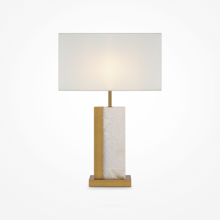 Lampă de masă Bianco L 22 x l 45 cm E27 - Auriu - Img 3