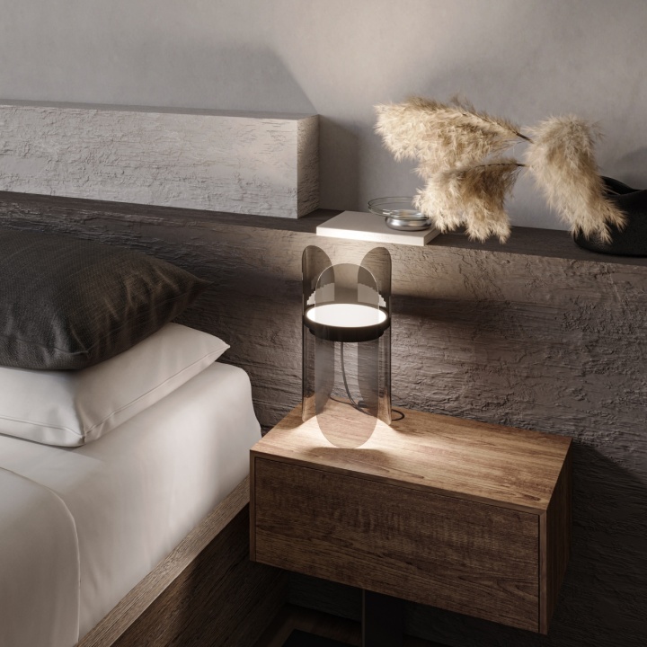 Lampă de masă Insight L 15 x l 15 cm 3000K - Negru - Img 6