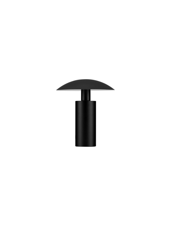 Lampa de masa Karpos Negru Ø20 x H 22,5 cm - Img 2