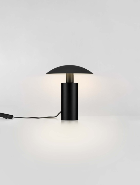 Lampa de masa Karpos Negru Ø20 x H 22,5 cm - Img 4