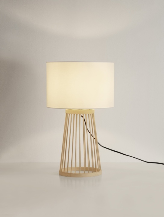 Lampa de masa Lois Natural Ø30 x H 50 cm - Img 4